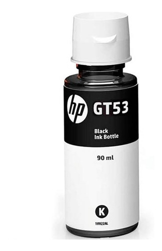 Botella Tinta Hp Gt51 / Gt53 Negro 1vv22al Original 