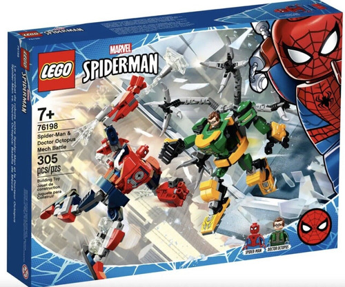 Lego Marvel 76198 Spider Man Doctor Octopus Mech Battle Nuev