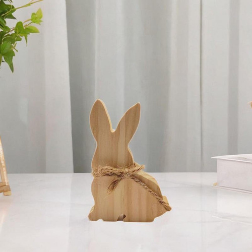 Señal De De Madera, Centro De Mesa De Mesa De Conejo Sin