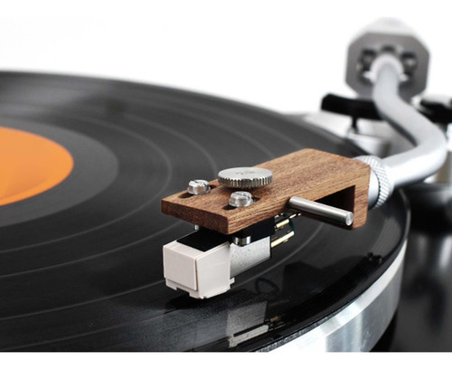 Tocadiscos Headshell Accesorio De Madera Phono Lp Audio