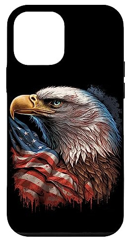 Funda Para iPhone 12 Mini American Bald Eagle Eyes Usa Fl-02