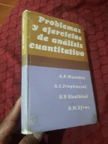 Comprar Libro Mir Problemas Y Ejercicios De Analisis Cuantitativo Mu