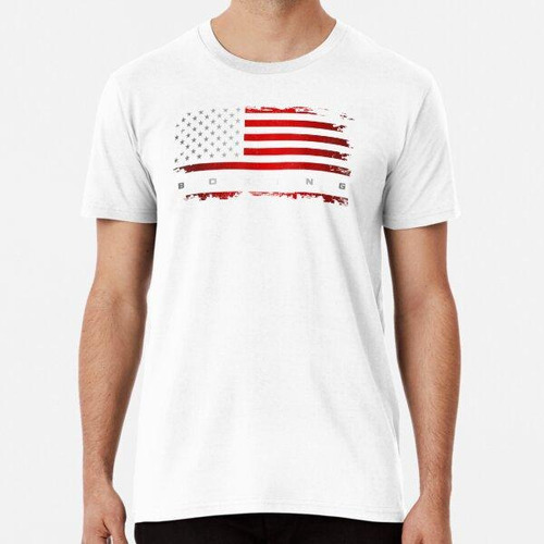 Remera American Flag Boxing - Camiseta De Boxeo Algodon Prem