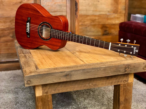 Imagem 5 de 7 de Violão Baby Travel Elétrico 91 Guitars 91lxm34 100% Mogno