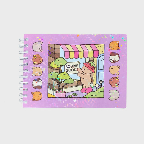 Livro De Colorir Bobbie Goods Capa Dura 100 Páginas A5 120g - Boobie Goods 100 Desenhos