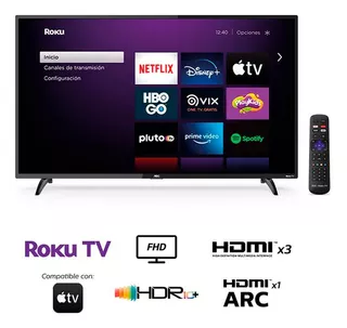 Combo X2 Smart Tv Aoc 43 Fhd Roku Tv 43s5195