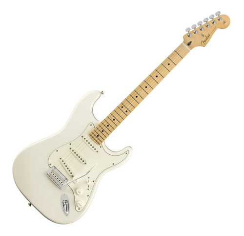 Imagen 3 de 7 de Guitarra eléctrica Fender Player Stratocaster de aliso polar white brillante con diapasón de arce