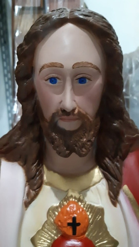 Imagem Cristo Redentor Manto Verm 130 Cm Resinado G R A N De