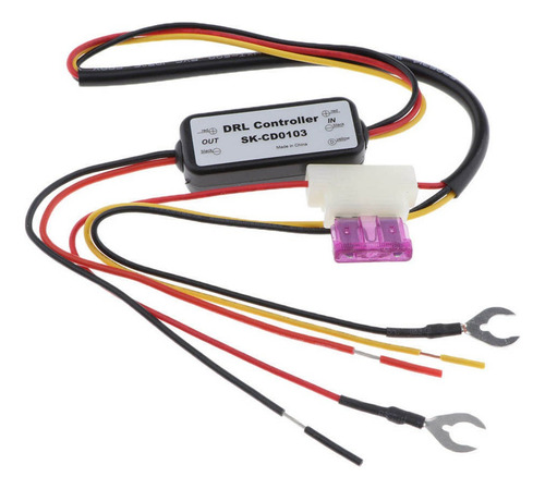 L Luz De Circulación Diurna Para Coche 12-18v 5a Auto Drl