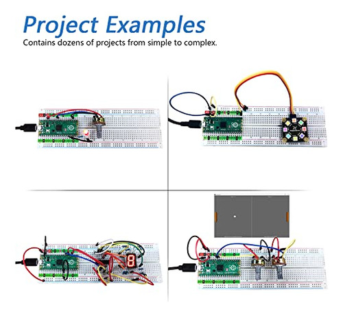 Kit Freenove Super Starter Para Raspberry Pi Pico (incluido)