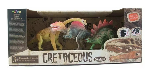 Dinosaurios Cretaceous Set 3 Pcs 99552 Educando