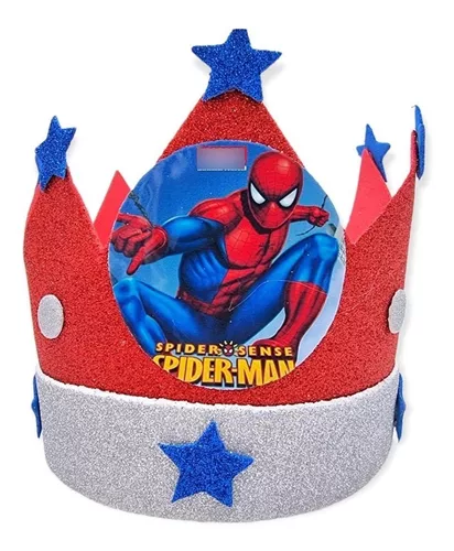 CORONA CUMPLEAÑOS SPIDERMAN – Bottom Kids l Productos para Bebés