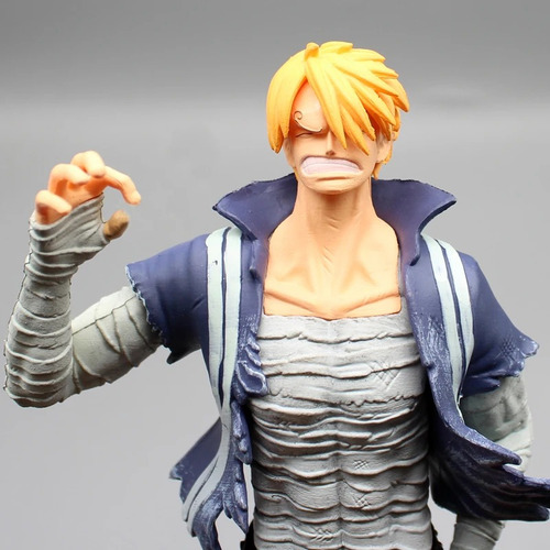 Action Figure One Piece Roronoa Sanji War 3d2y Gk Serie 30cm