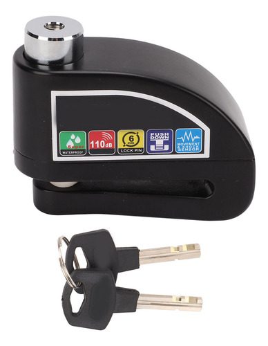 Bloqueo De Freno De Disco De Seguridad De 110 Db Con Alarma