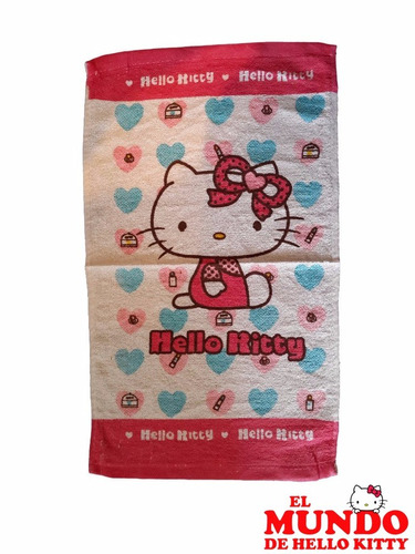 Toallita De Mano Infantil De Kitty - El Mundo De Hello Kitty