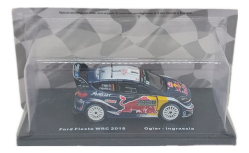 Coleccion Rally Ford Fiesta Wrc 2018 Ogier Ingrassia 1/43