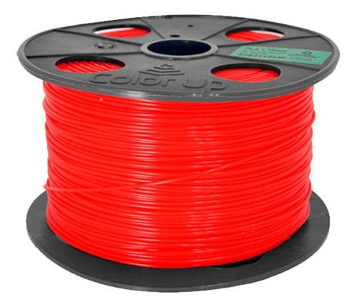 Filamento 3D PLA Colorup de 1.75mm y 1kg rojo