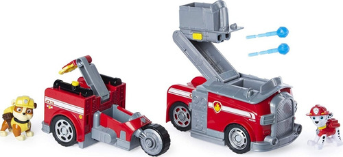 Paw Patrol, Chase Carro Policia 2 En 1 Transforma 2 Figuras