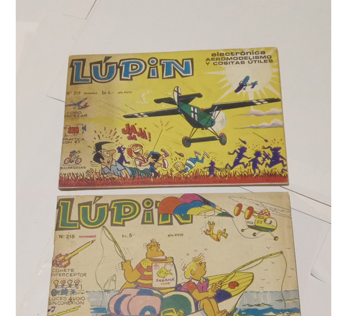 2 Revistas Lupin N° 218 Y N° 219