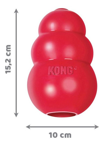 Imagen 2 de 8 de Juguete Kong Classic Xxlarge El Mejor Juguete Para Tu Perro