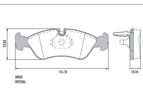 Pastilla De Freno Delantera Frasle Chevrolet Meriva
