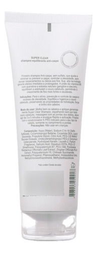 Shampoo Anticaspa K.pro Linha Super Clear 240ml