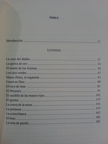 Leyendas - Gustavo A. Bécquer Usado