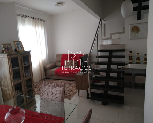 Imagem 1 de 29 de Confortável Sobrado Com At=115 M² E Ac=110 M² Em Condomínio Fechado Estilo Vila No Jardim Lorena Em Valinhos - Sp - Ca00504 - 70040003