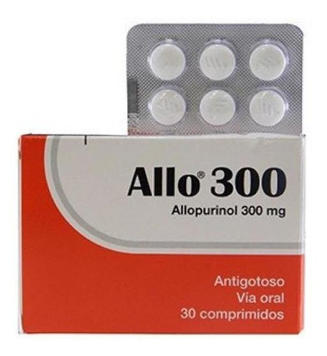 Allopurinol Efa 300mg X 30 Comrimidos