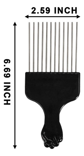 Cepillo De Pelo Esponja Con Agujeros Grandes De Metal Para E