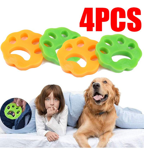 I Removedor De Lavadora Reutilizable De Pelo Mascota 4pcs