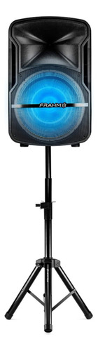 Kit Caixa Amplificadora Frahm Cmf670 Com Tripe E Microfone Cor Preto Potência De Saída Rms 670 W 127/220v