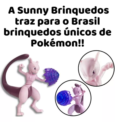 Boneco de Ação Pokémon - Mewtwo - Boneco de Ação Pokémon - Mewtwo - SUNNY