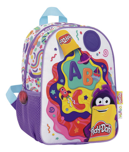 Play Doh Mochila 12 Espalda Abc Violeta