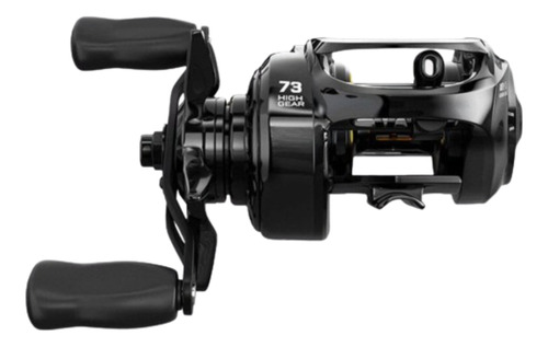 Carretilha De Pesca Vt73r Yokota Seiko Johncoo Preta Direito