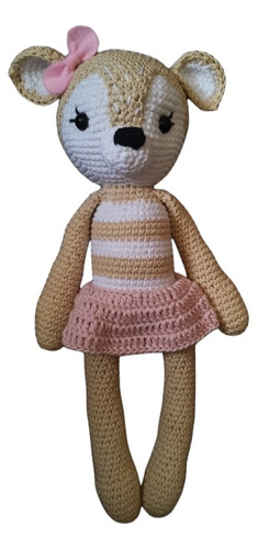 Ciervo Amigurumi Personalizado, Animalitos Crochet (45 Cm)