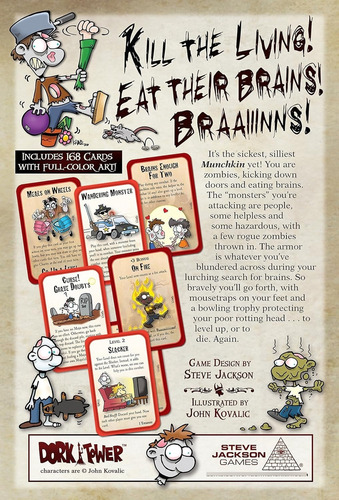 Munchkin Zombies Juego De Mesa En Inglés - Steve Jackson Gam