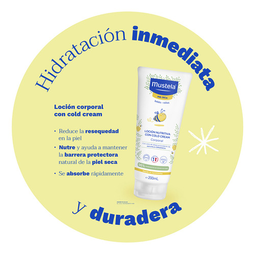 Mustela Loción Corporal Nutritiva Con Cold Cream 200ml