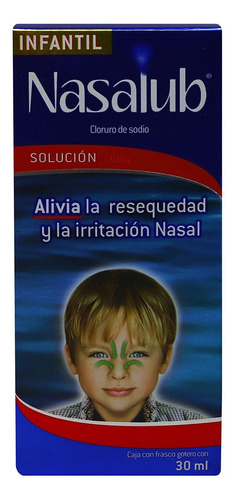 Nasalub Infantil Solución Caja C/fco 30 Ml 0.65-1.00 G/100ml