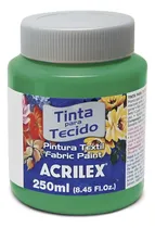 Comprar Tinta De Tecido Fosca 250ml Acrilex Cor Verde Veronese 512