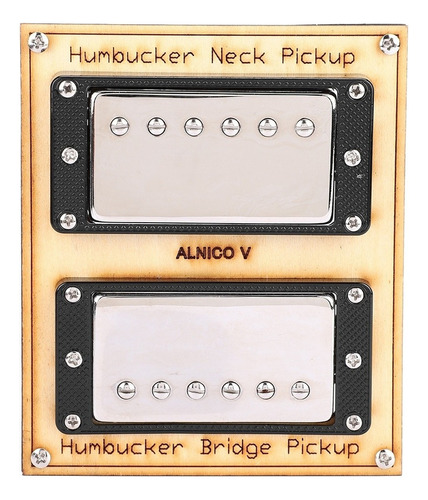 Pastillas Humbucker, 2 Unidades, 2 Hilos, Alnico V Magnet, B