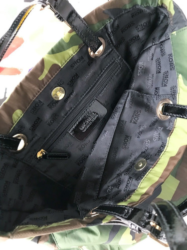 Cartera Michael Kors Camuflada Tela No Jazmin Jackie Smith
