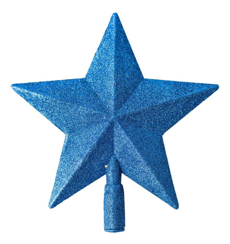 Estrella Puntal Dorado 15cm Para Arbol De Navidad 