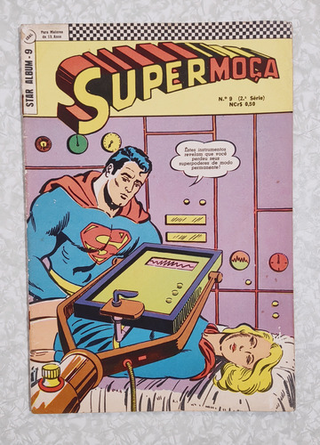 Supermoça N° 9 2° Série Ed. Ebal Hq (Usado)