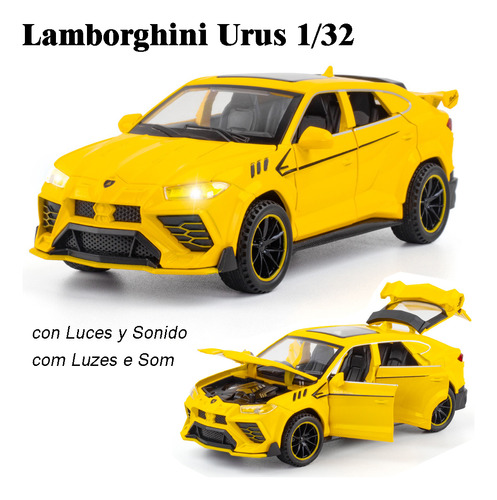 Lamborghini Urus Miniatura Metal Coche Colección De Regalos