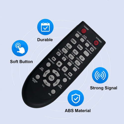 Reemplazo Remoto Ah59-02547b Para Barra De Sonido Ah68-02644