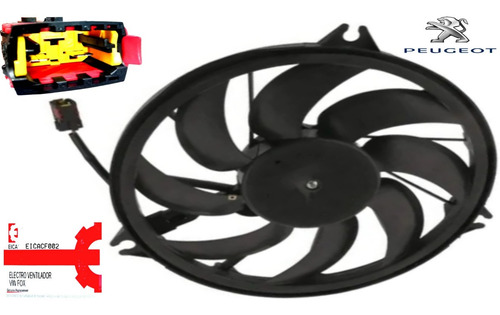 Electroventilador Citroen C3 Peugeot 206 207 307 Partner 1.6