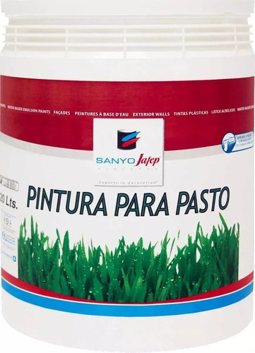 Pintura Para Césped  Natural X 20 Lts  Color Verde O Blanco