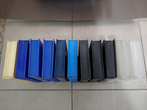Pack X11 Cajas Vacias Plasticas Para Vhs Videocassette (Usado)