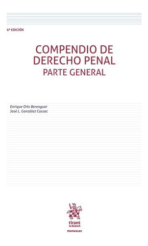 Libro Compendio De Derecho Penal Parte General 6âª Ediciã...